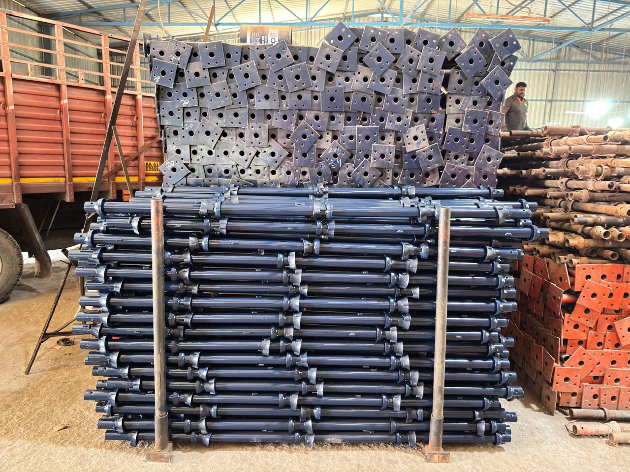 JK Scaffolding rental materials prepared for project support